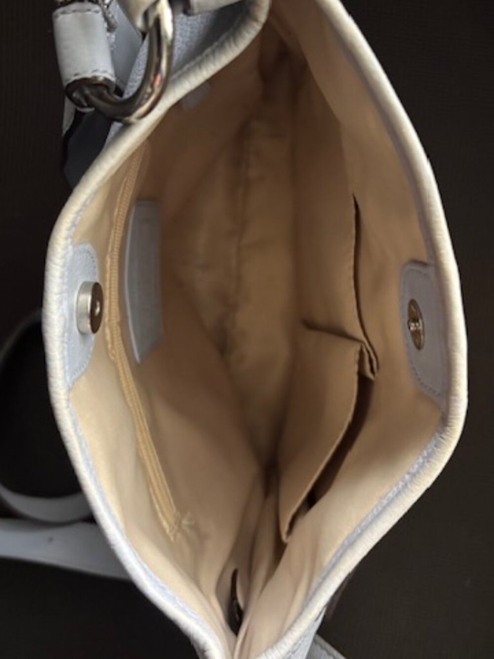 Coach Periwinkle Leather Crossbody Bag | Authentic | Original Tags & Care Card - Picture 13 of 16